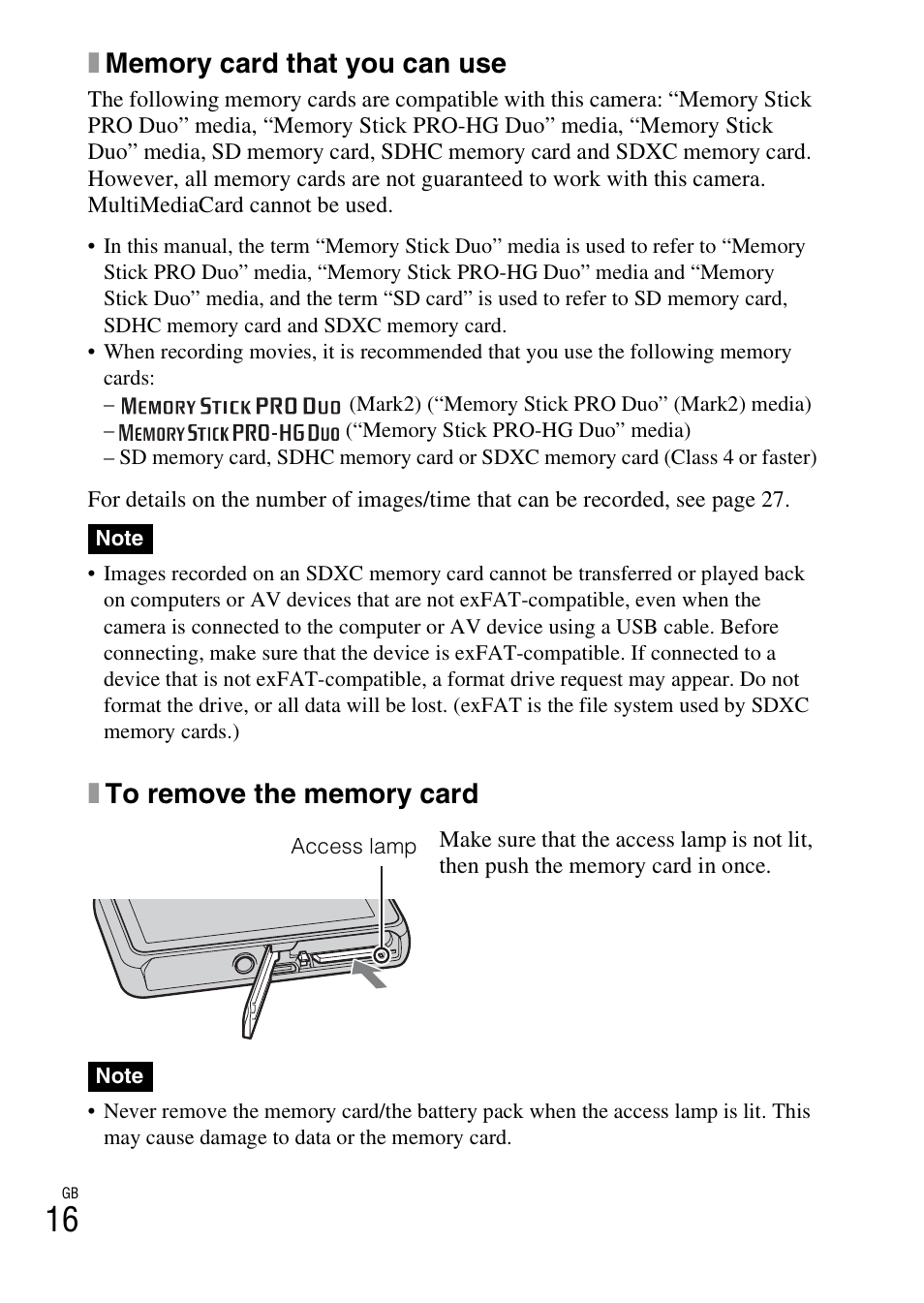 Sony DSC-T110 User Manual | Page 16 / 72