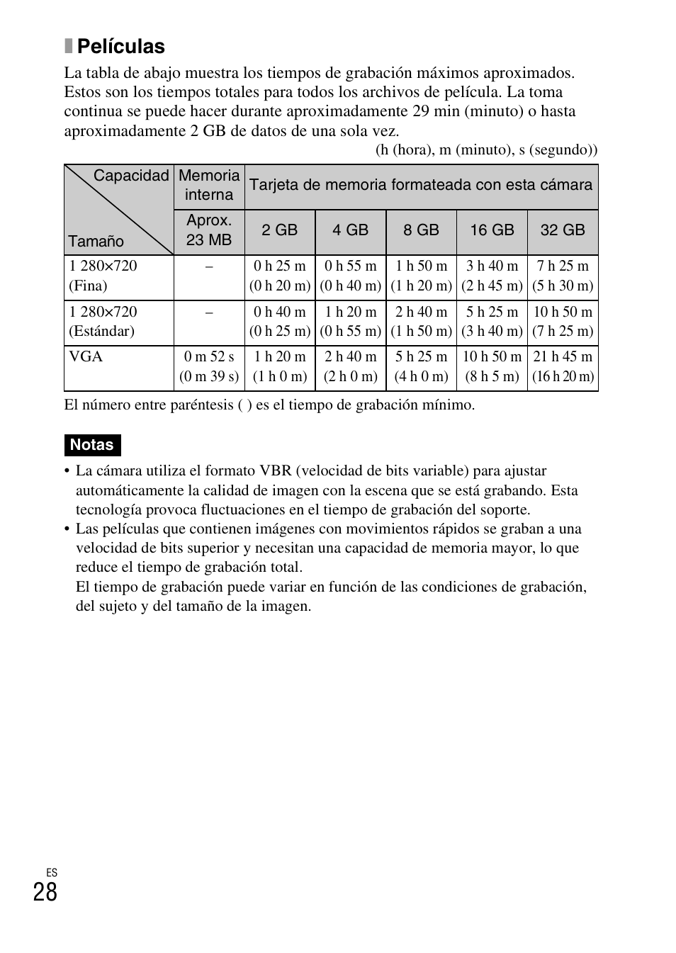 Xpelículas | Sony DSC-T110 User Manual | Page 60 / 72
