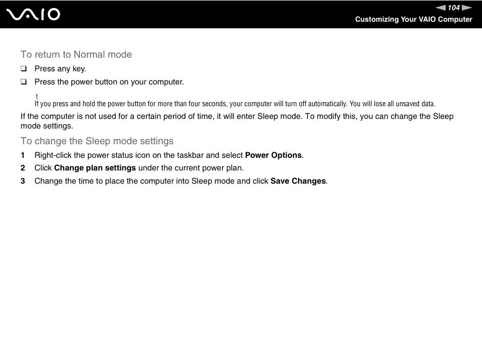 Sony VGN-FW190U User Manual | Page 104 / 195