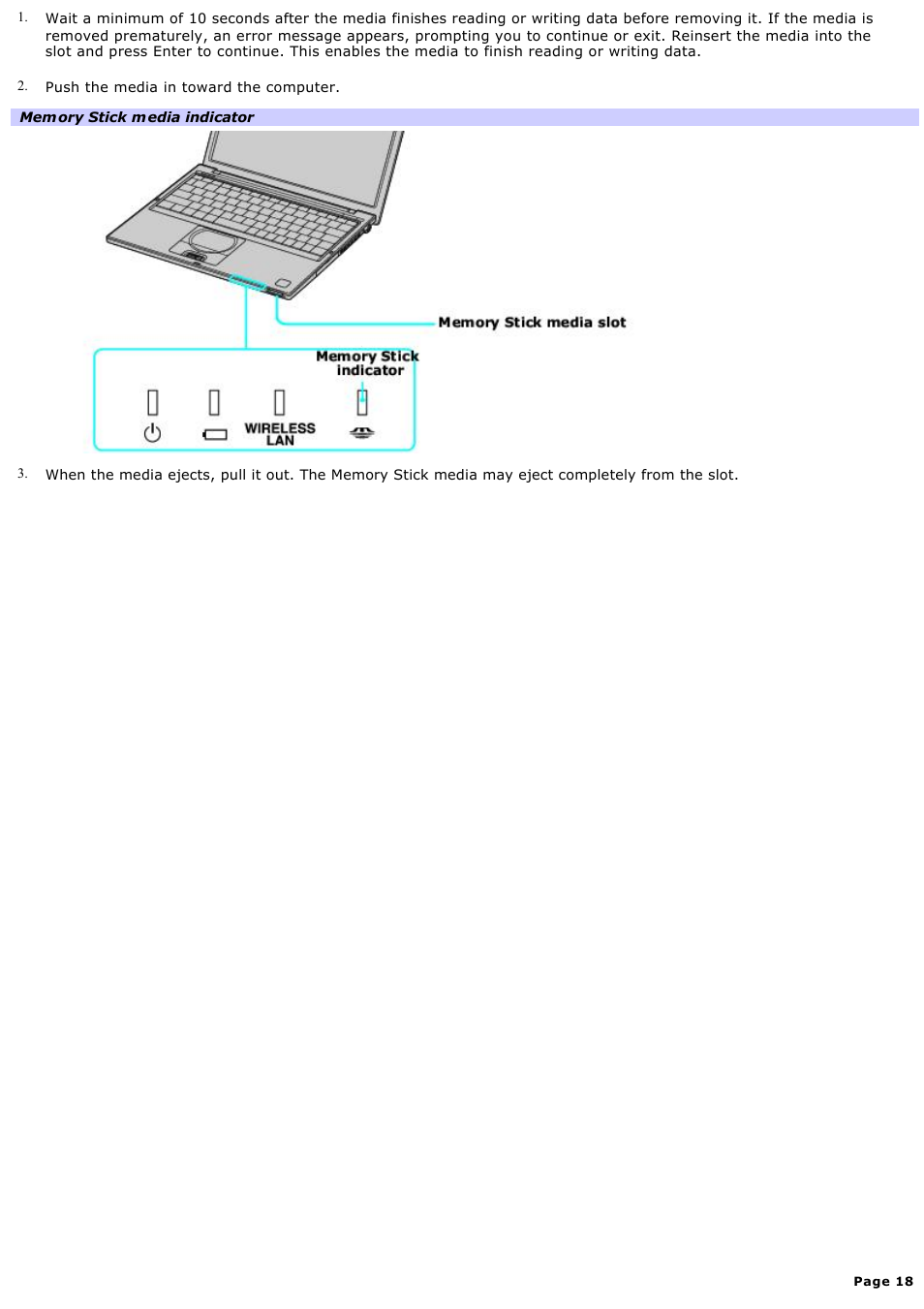 Sony PCG-VX88 User Manual | Page 18 / 184