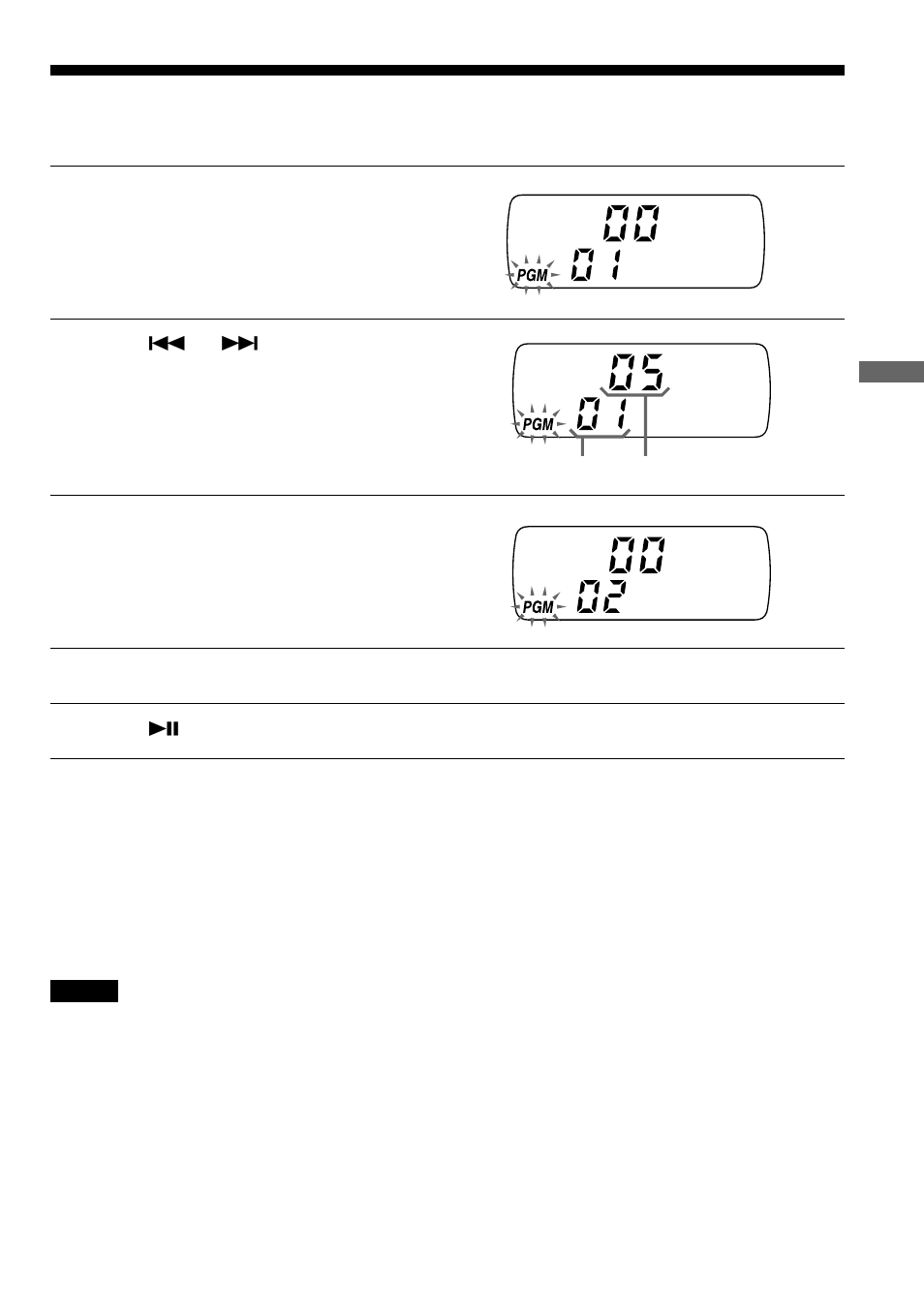 Playing tracks in your favorite order (pgm play), Playing tracks in your favorite order | Sony D-FS18 User Manual | Page 11 / 32