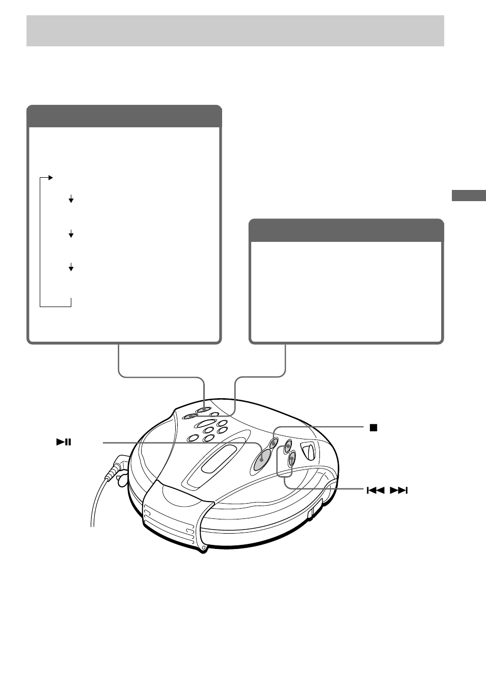 Playback options | Sony D-FS18 User Manual | Page 9 / 32