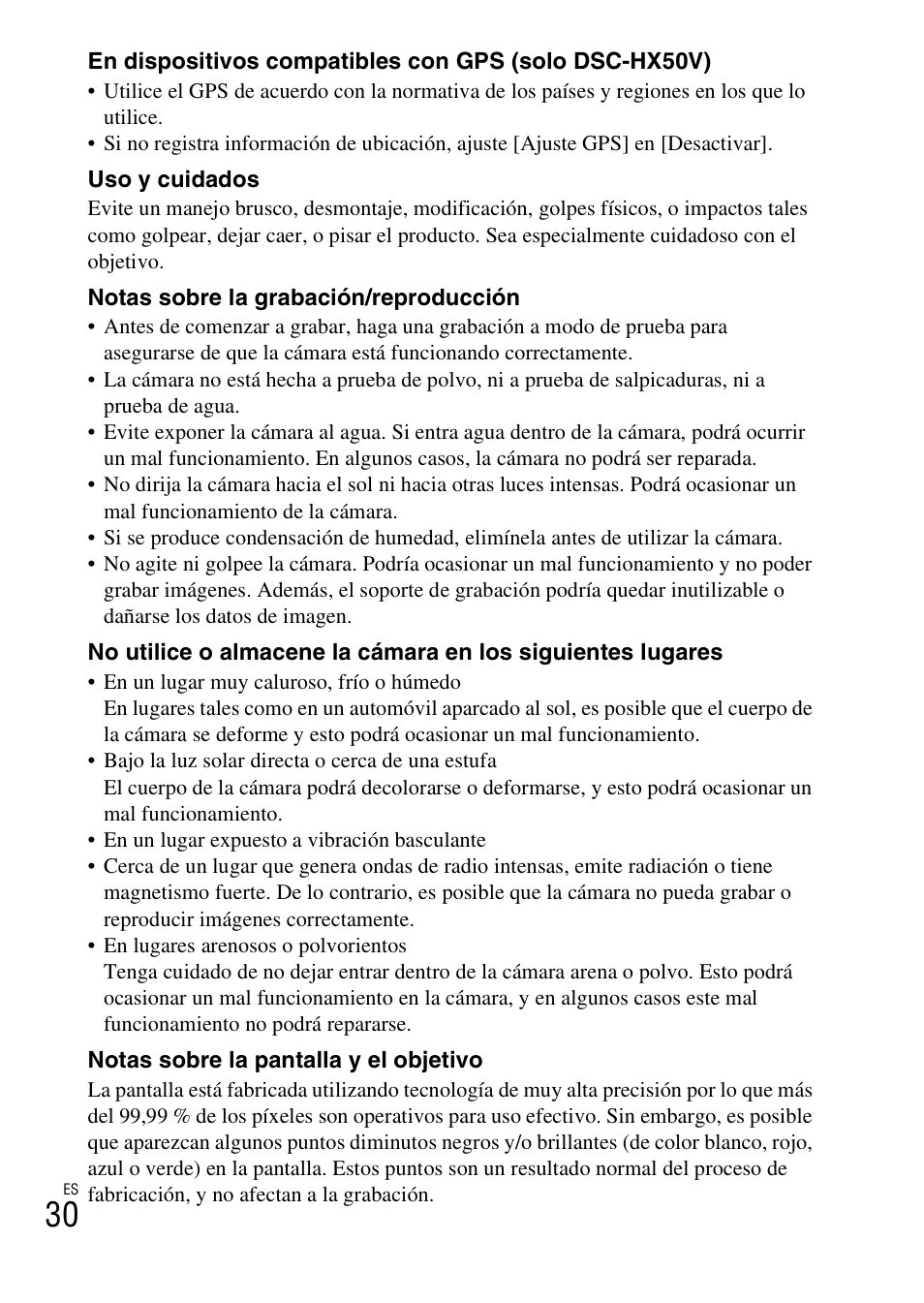 Sony DSC-HX50V User Manual | Page 64 / 72