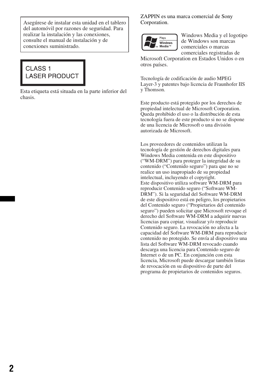 Sony CXS-GT3516F User Manual | Page 22 / 44
