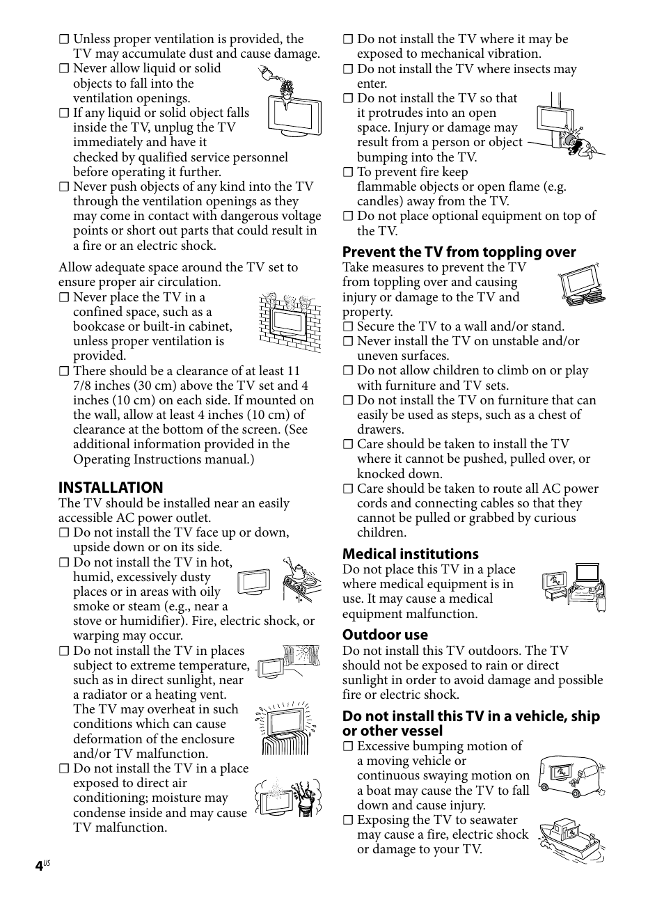 Sony XBR-79X900B User Manual | Page 4 / 20