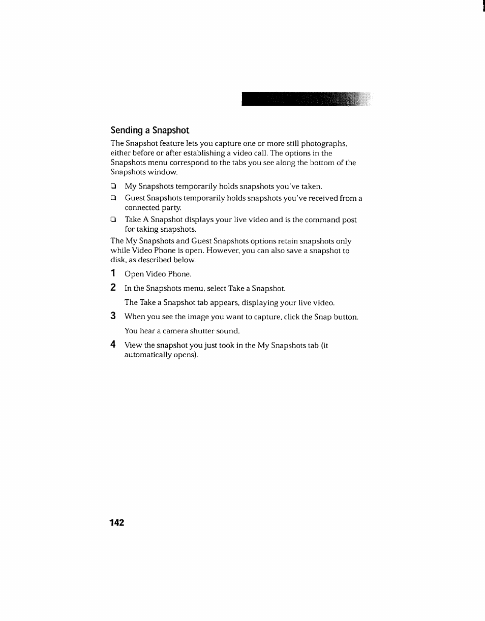 Sending a snapshot | Sony PCV-130 User Manual | Page 146 / 203