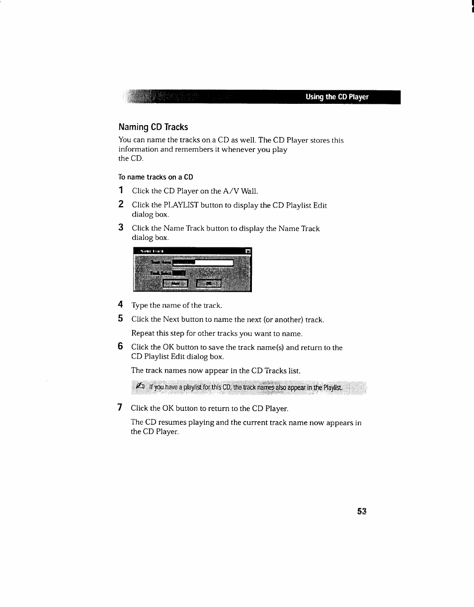 Naming cd tracks | Sony PCV-130 User Manual | Page 57 / 203