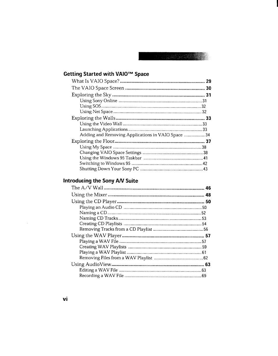 Sony PCV-130 User Manual | Page 6 / 203