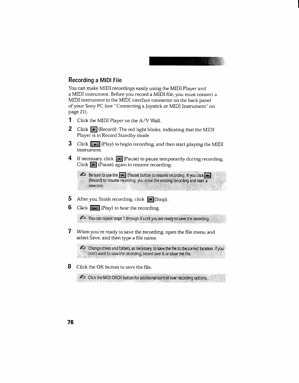 Sony PCV-130 User Manual | Page 80 / 203