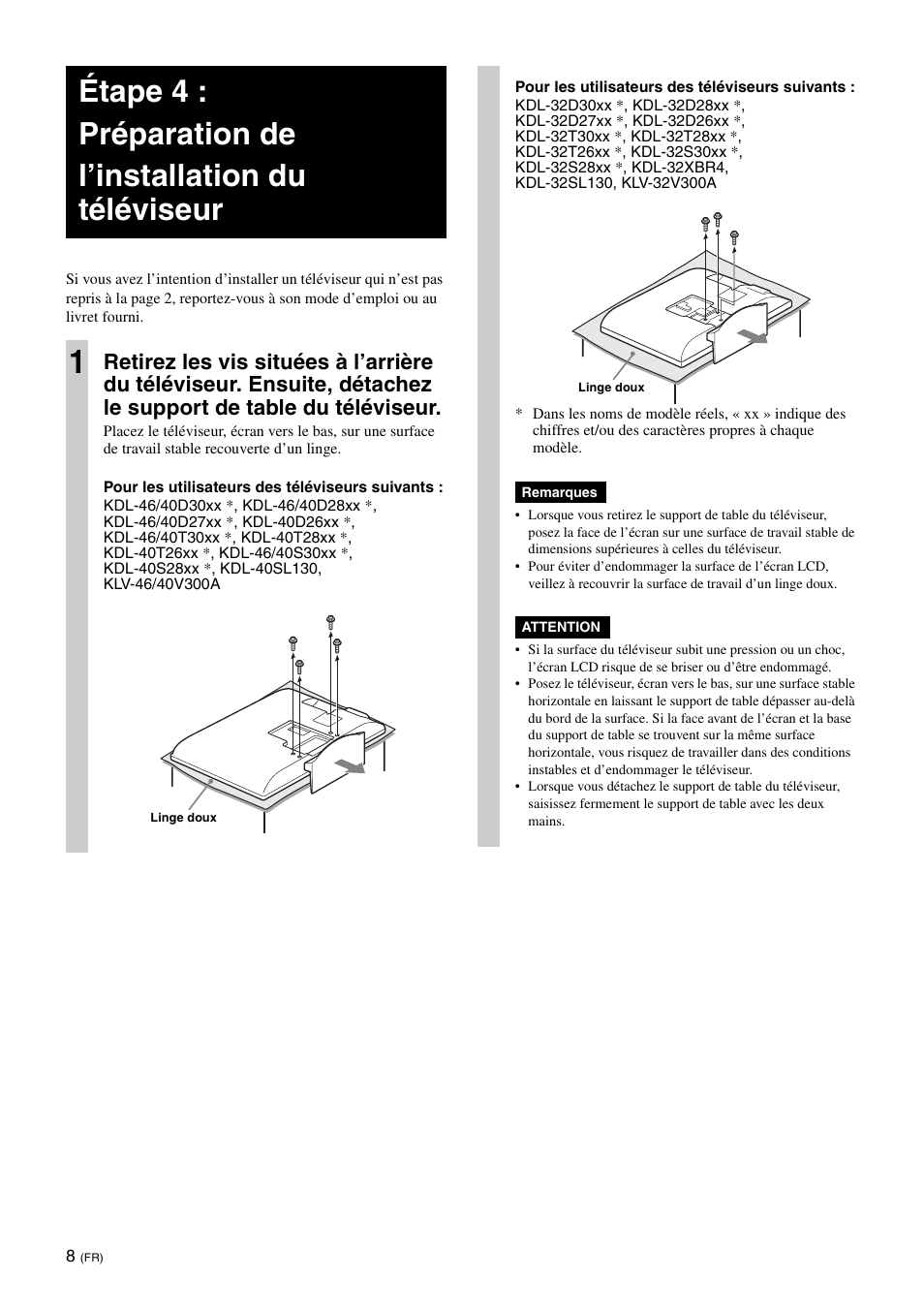 Sony KDL-40W3000 User Manual | Page 20 / 204