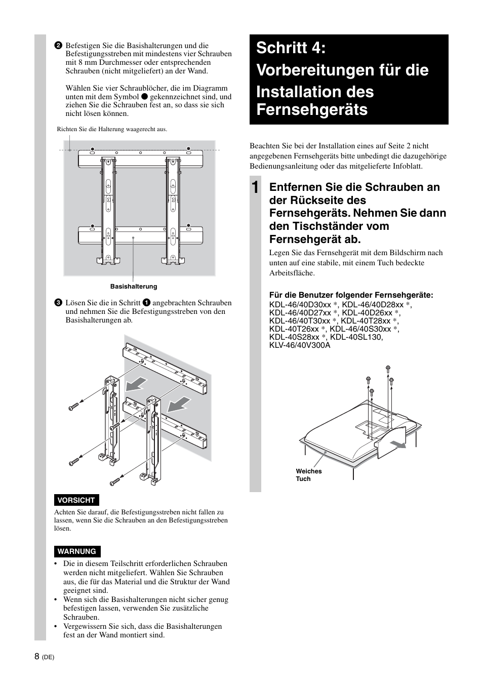 Sony KDL-40W3000 User Manual | Page 44 / 204