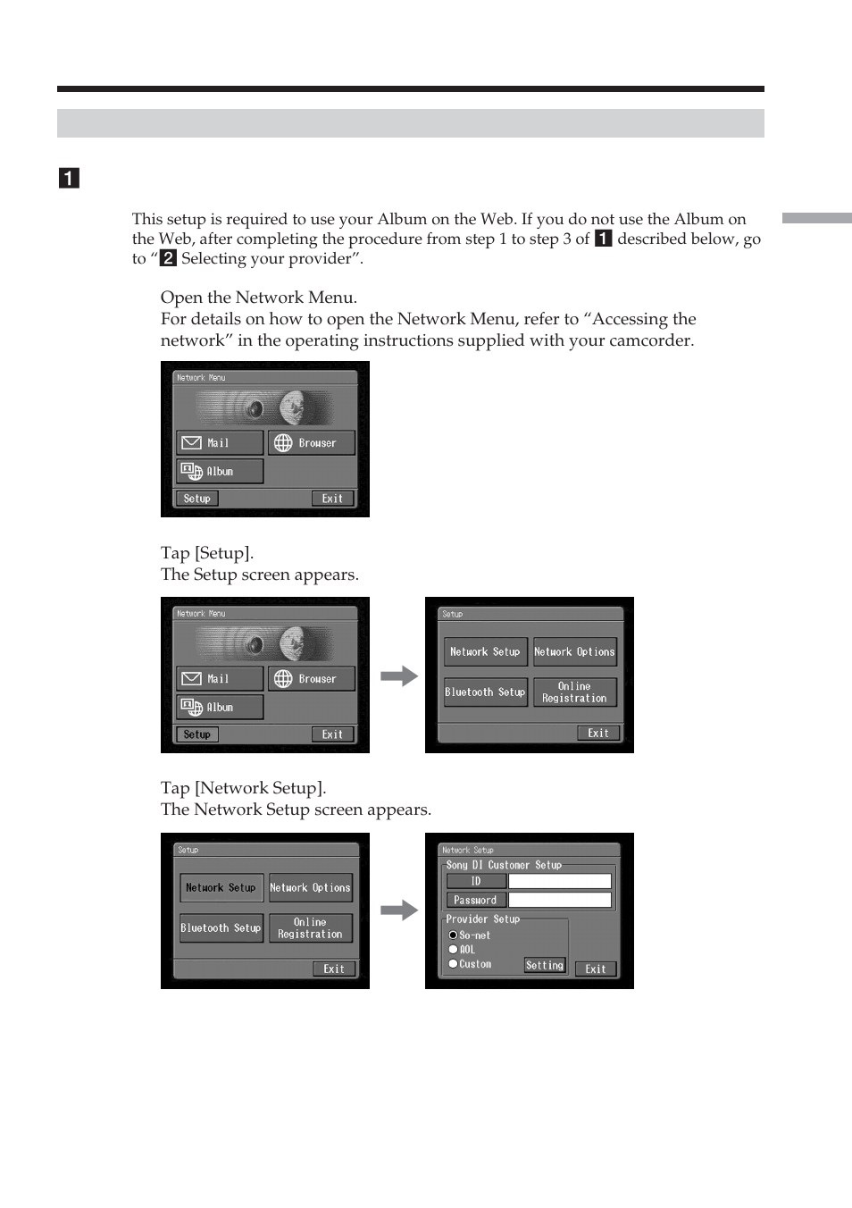 Sony DCR-IP220 User Manual | Page 43 / 132