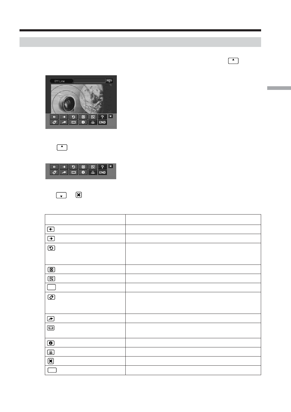 How to use the menu bar on the browser, Viewing web pages, The buttons on the menu bar | Sony DCR-IP220 User Manual | Page 91 / 132