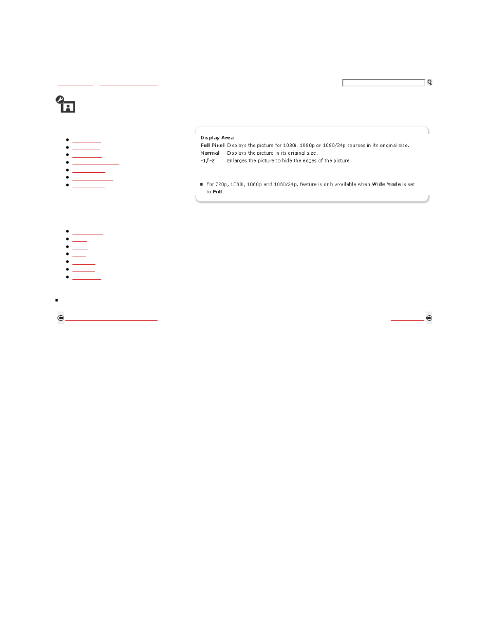 Picture & display, Screen settings | Sony KDL-46W5100 User Manual | Page 237 / 324
