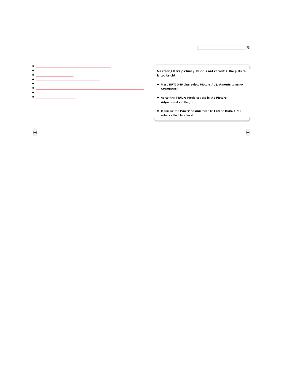 Troubleshooting - poor picture | Sony KDL-46W5100 User Manual | Page 282 / 324