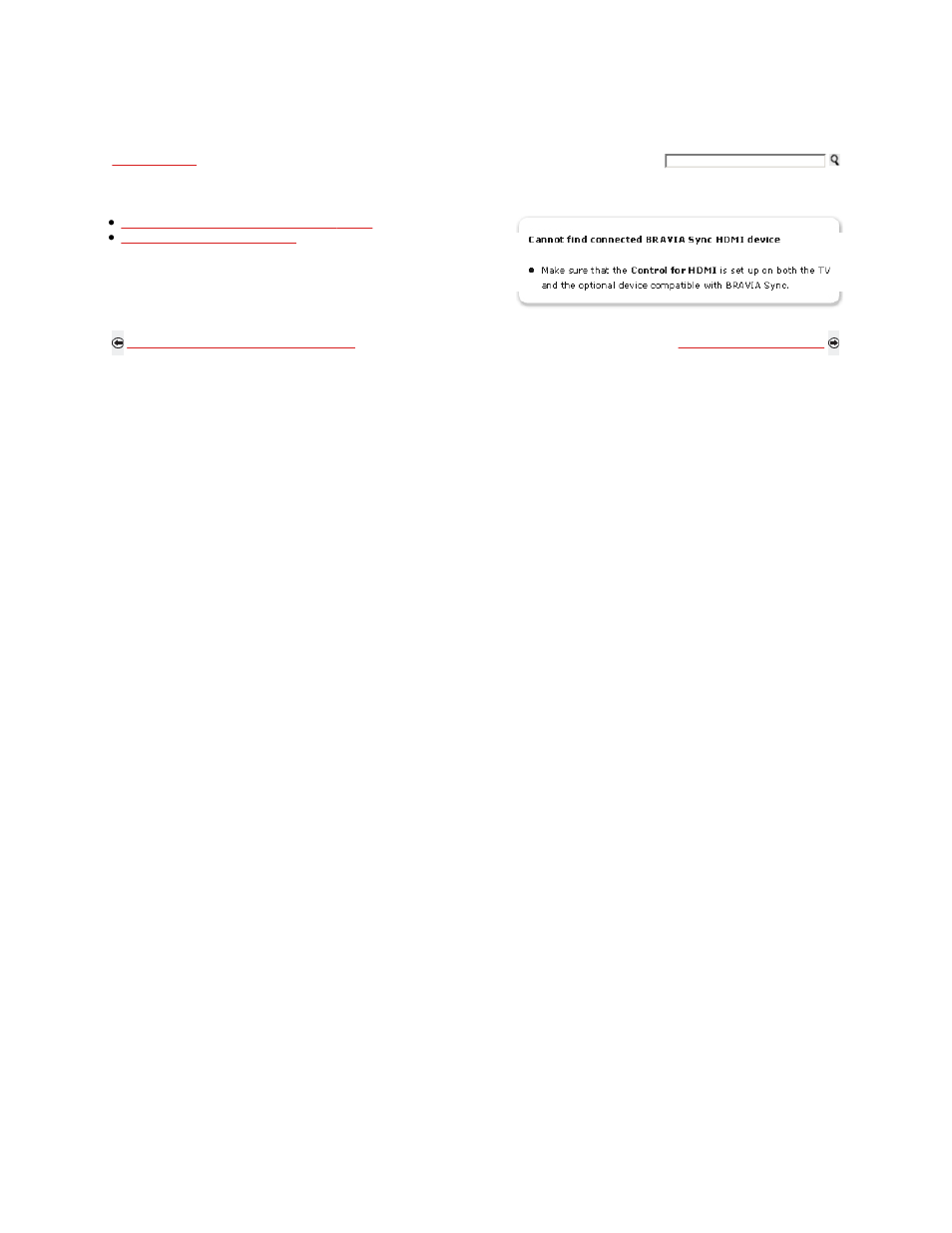 Troubleshooting - bravia sync | Sony KDL-46W5100 User Manual | Page 290 / 324