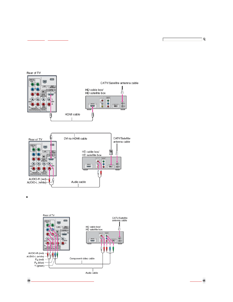 Hd cable box/hd satellite box | Sony KDL-46W5100 User Manual | Page 32 / 324