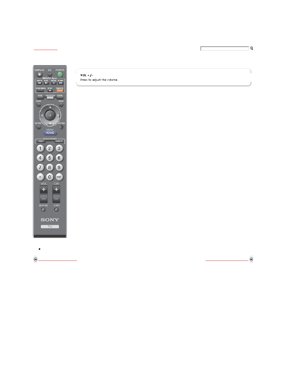 Remote control button description | Sony KDL-46W5100 User Manual | Page 75 / 324