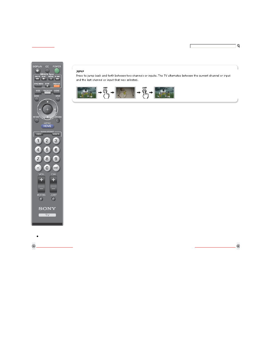 Remote control button description | Sony KDL-46W5100 User Manual | Page 78 / 324