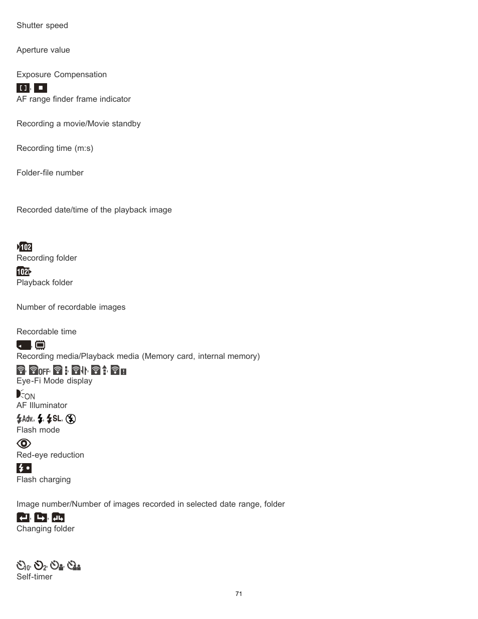 Sony DSC-W830 User Manual | Page 78 / 254
