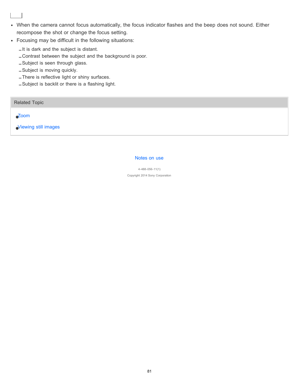 Sony DSC-W830 User Manual | Page 88 / 254