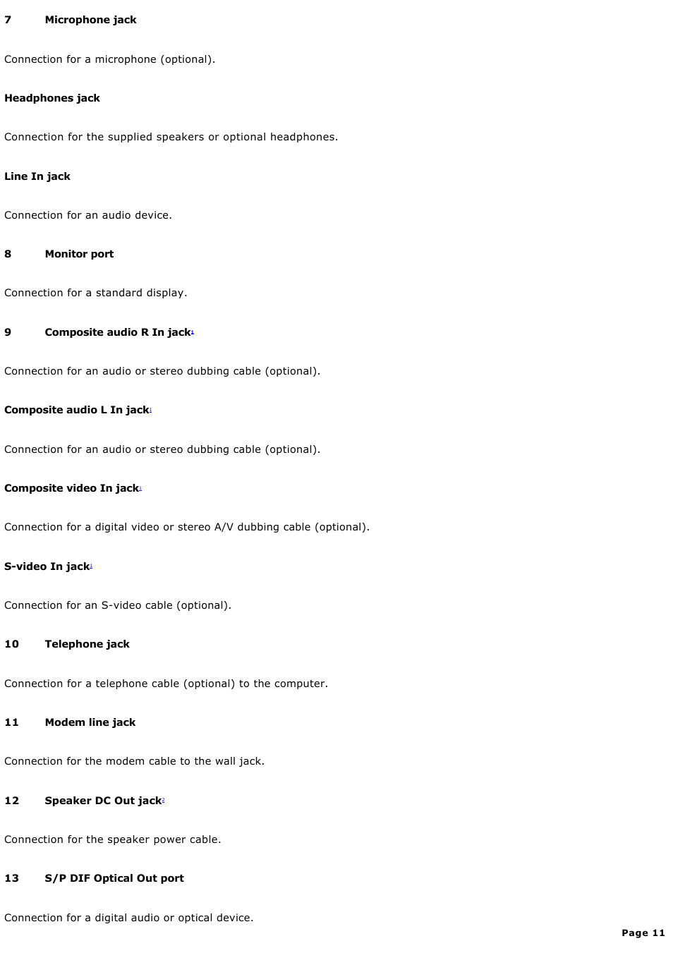 Sony PCV-RS423P User Manual | Page 11 / 146