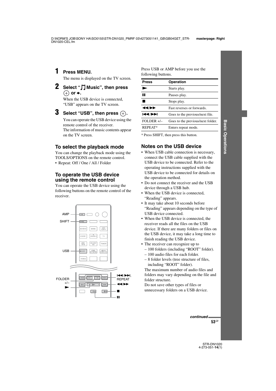 Sony STR-DN1020 User Manual | Page 53 / 132