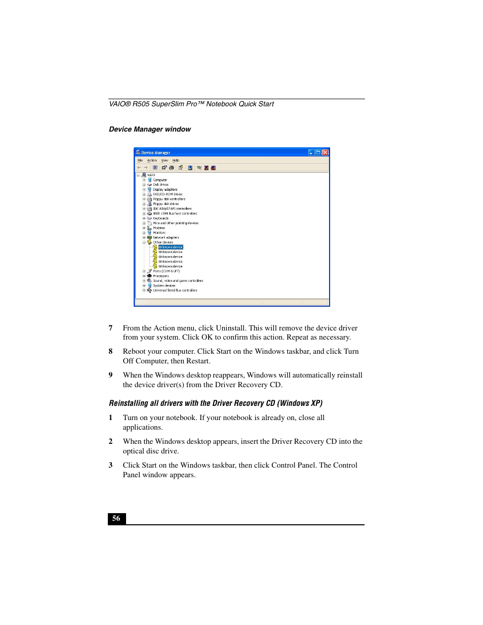 Sony PCG-R505JL User Manual | Page 56 / 86