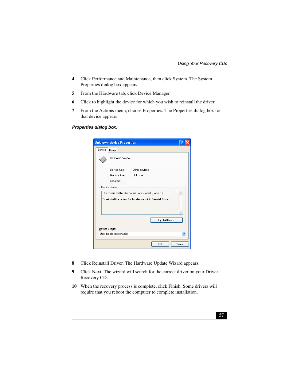 Sony PCG-R505JL User Manual | Page 57 / 86