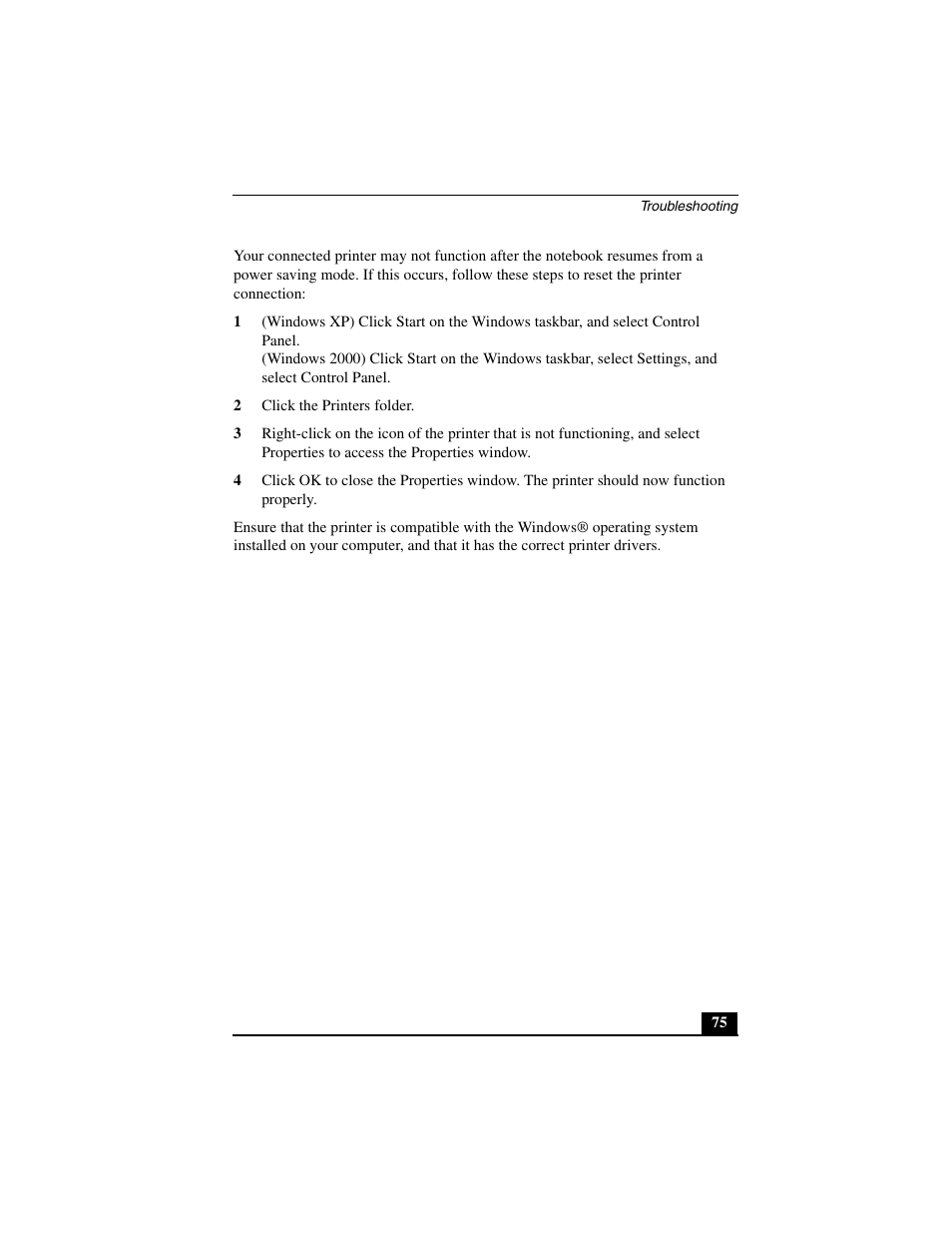 Sony PCG-R505JL User Manual | Page 75 / 86