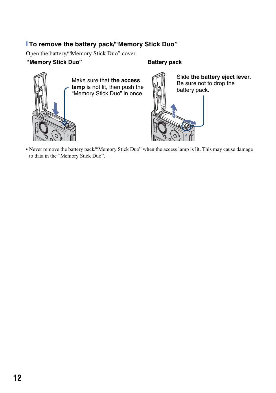 Sony DSC-W200 User Manual | Page 12 / 36