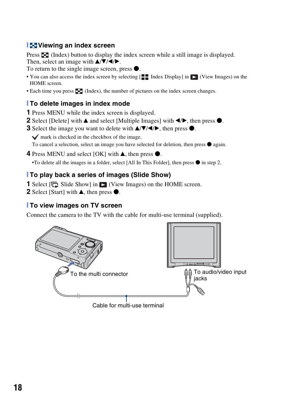 Sony DSC-W200 User Manual | Page 18 / 36