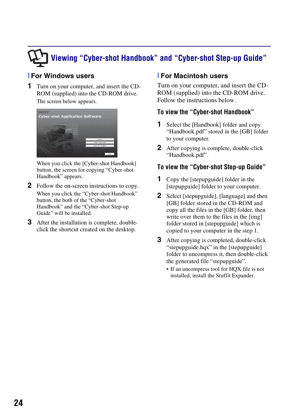 Sony DSC-W200 User Manual | Page 24 / 36