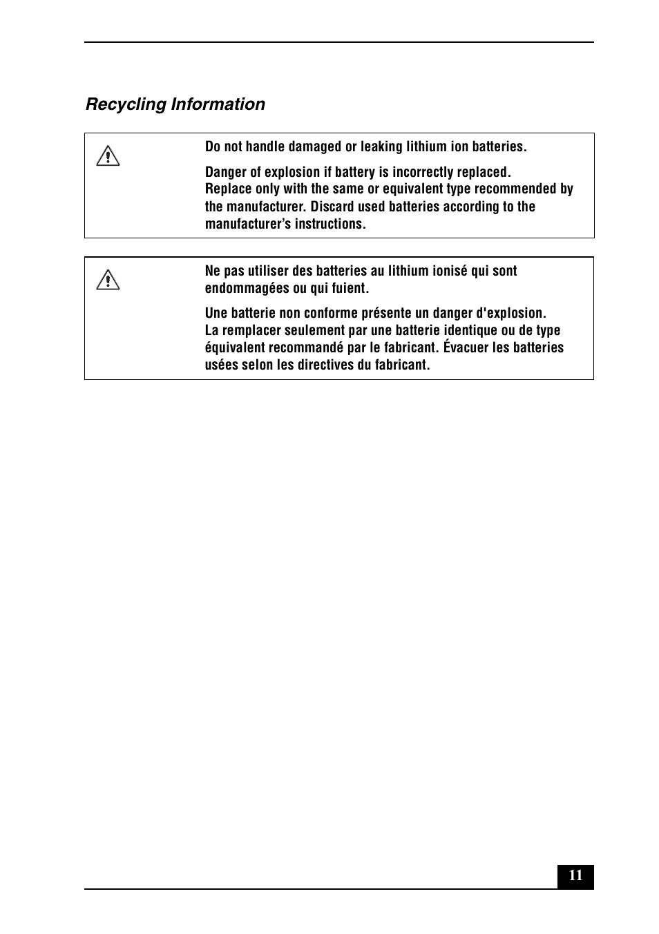 Sony VGC-JS140N User Manual | Page 11 / 24