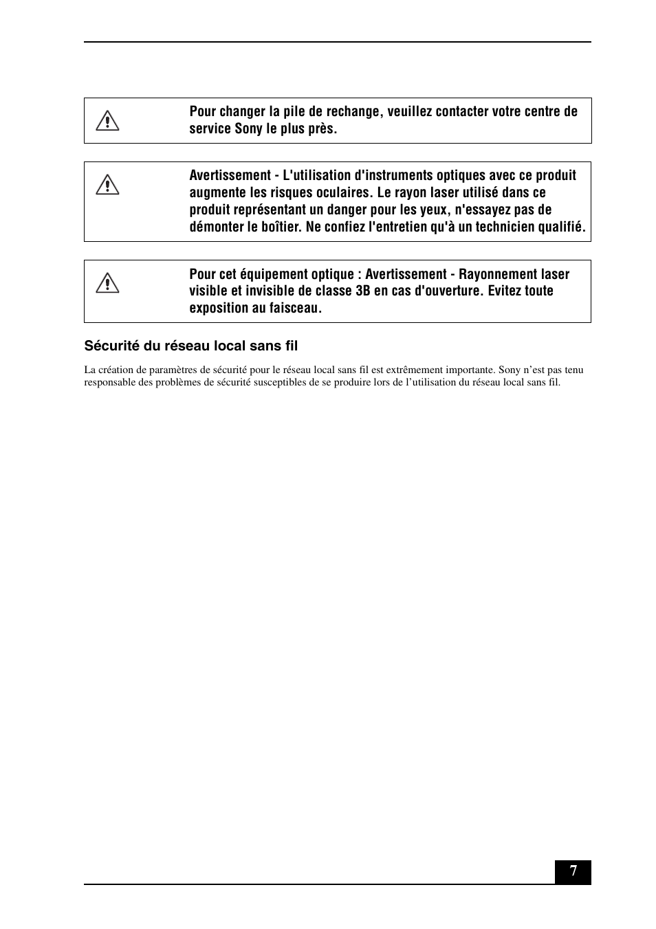 Sony VGC-JS140N User Manual | Page 7 / 24