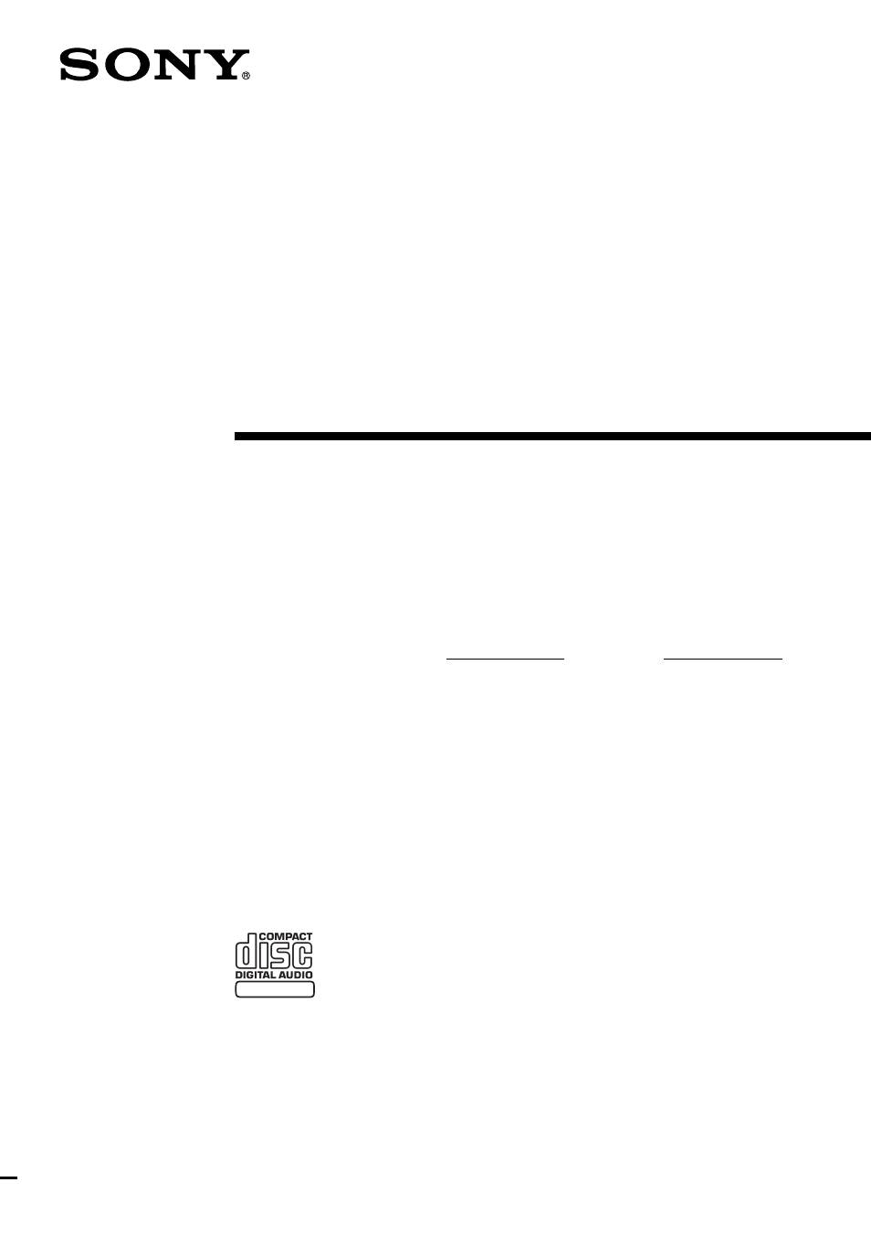 Sony MHC-RXD5 User Manual | 48 pages
