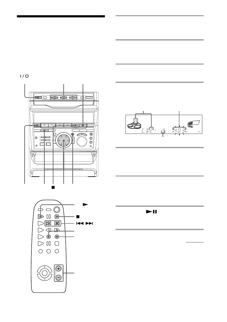 Programming the cd tracks | Sony MHC-RXD5 User Manual | Page 21 / 48
