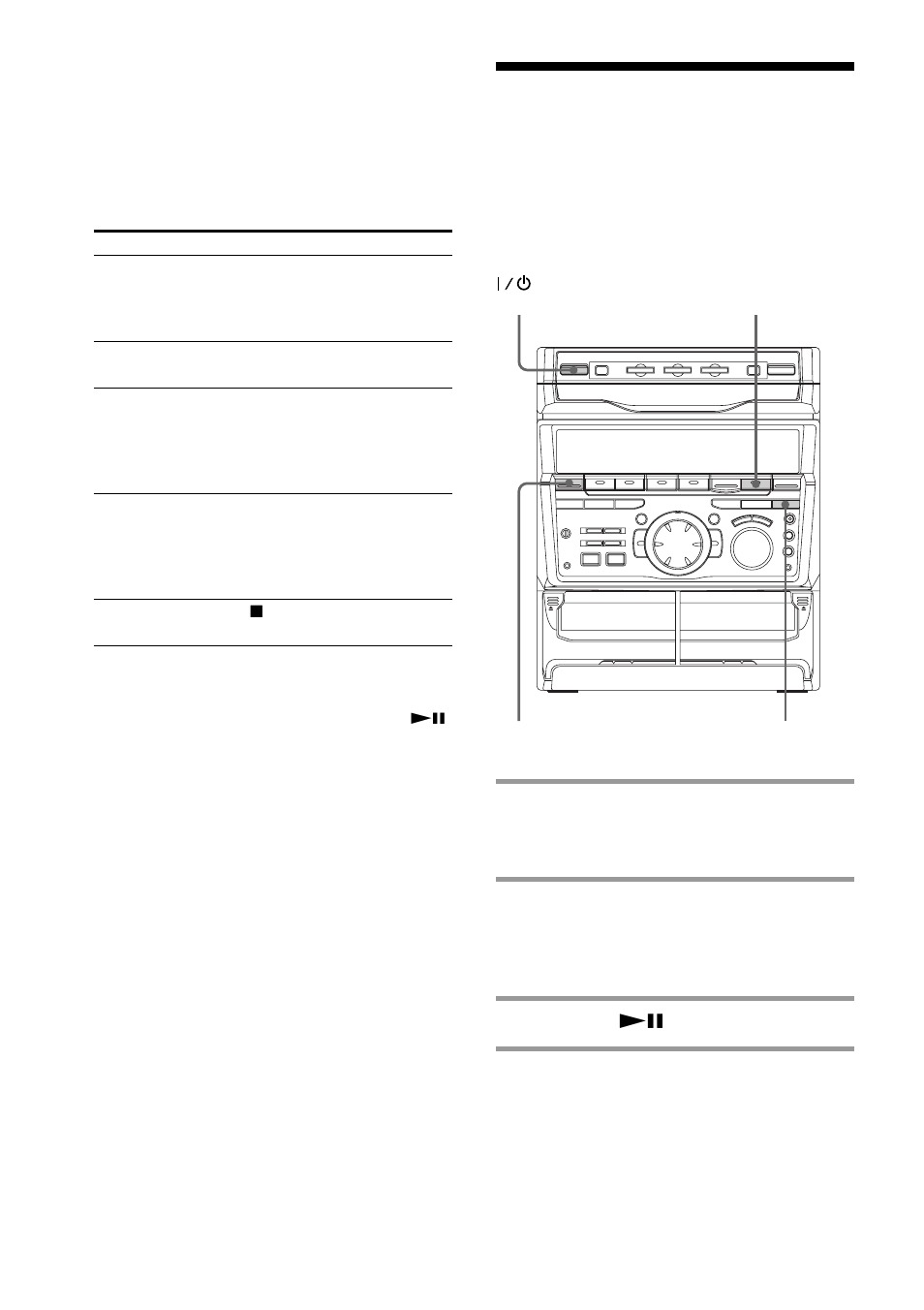 Playing cds without interruption | Sony MHC-RXD5 User Manual | Page 22 / 48