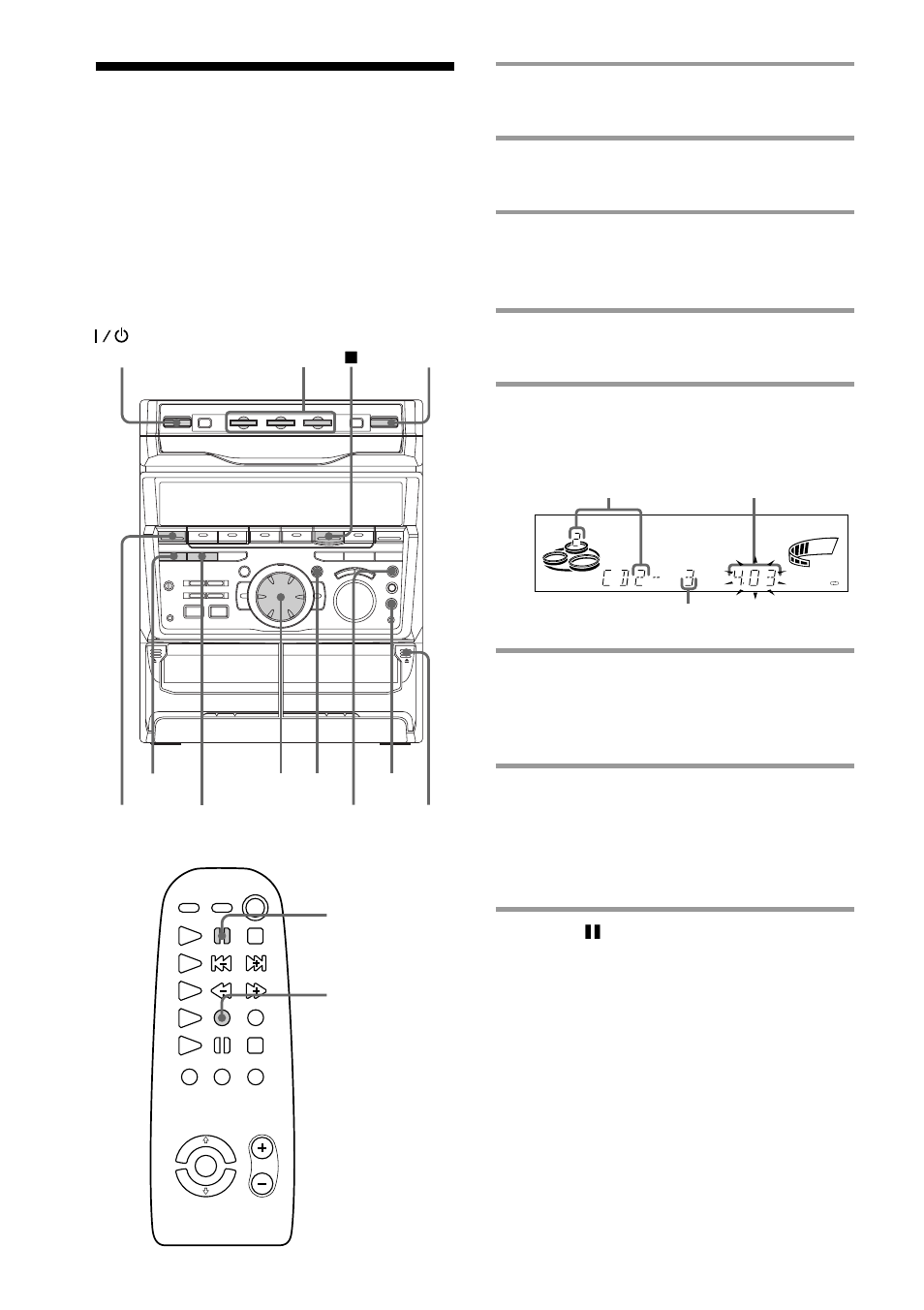 Recording a cd by specifying track order | Sony MHC-RXD5 User Manual | Page 24 / 48