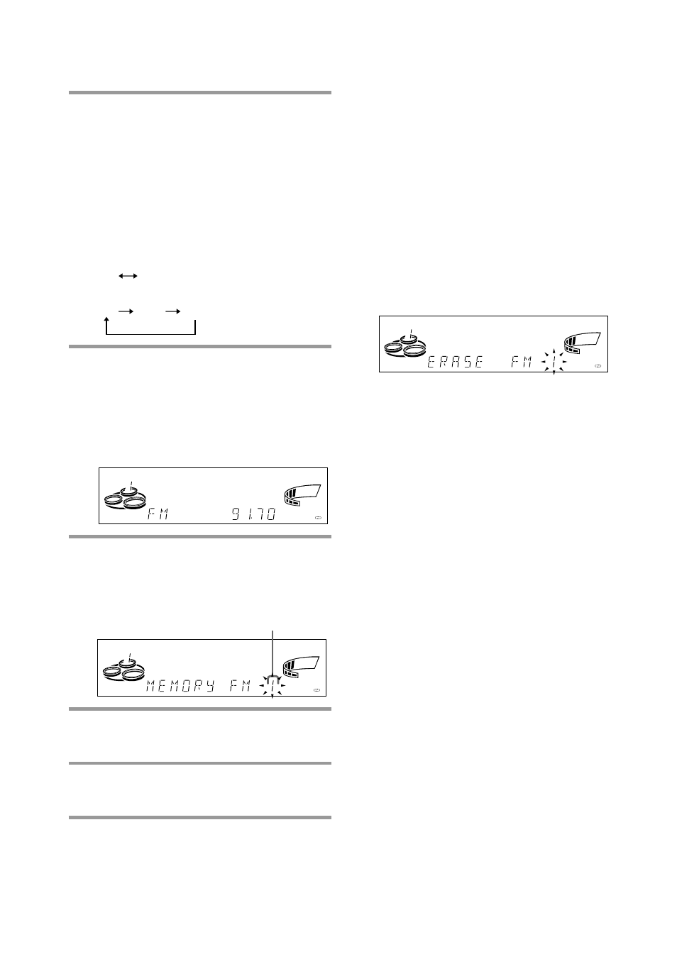 Step 3: presetting radio stations (continued), Press enter/next | Sony MHC-RXD5 User Manual | Page 8 / 48