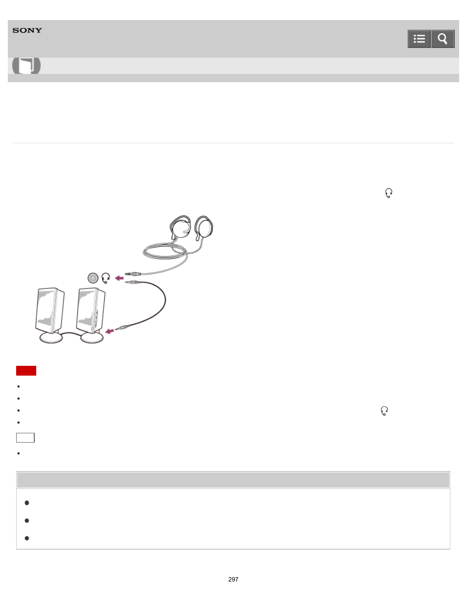 Connecting external speakers/headphones/headset, User guide | Sony SVT21223CYB User Manual | Page 297 / 475