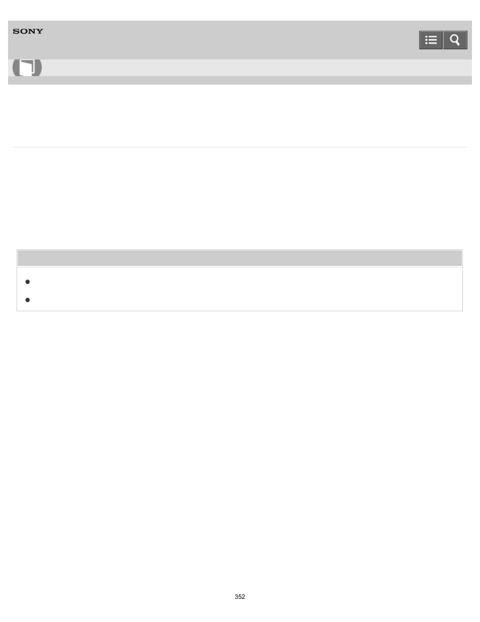 Creating a restore point, User guide | Sony SVT21223CYB User Manual | Page 352 / 475