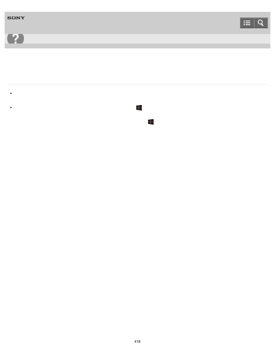 User guide | Sony SVT21223CYB User Manual | Page 418 / 475