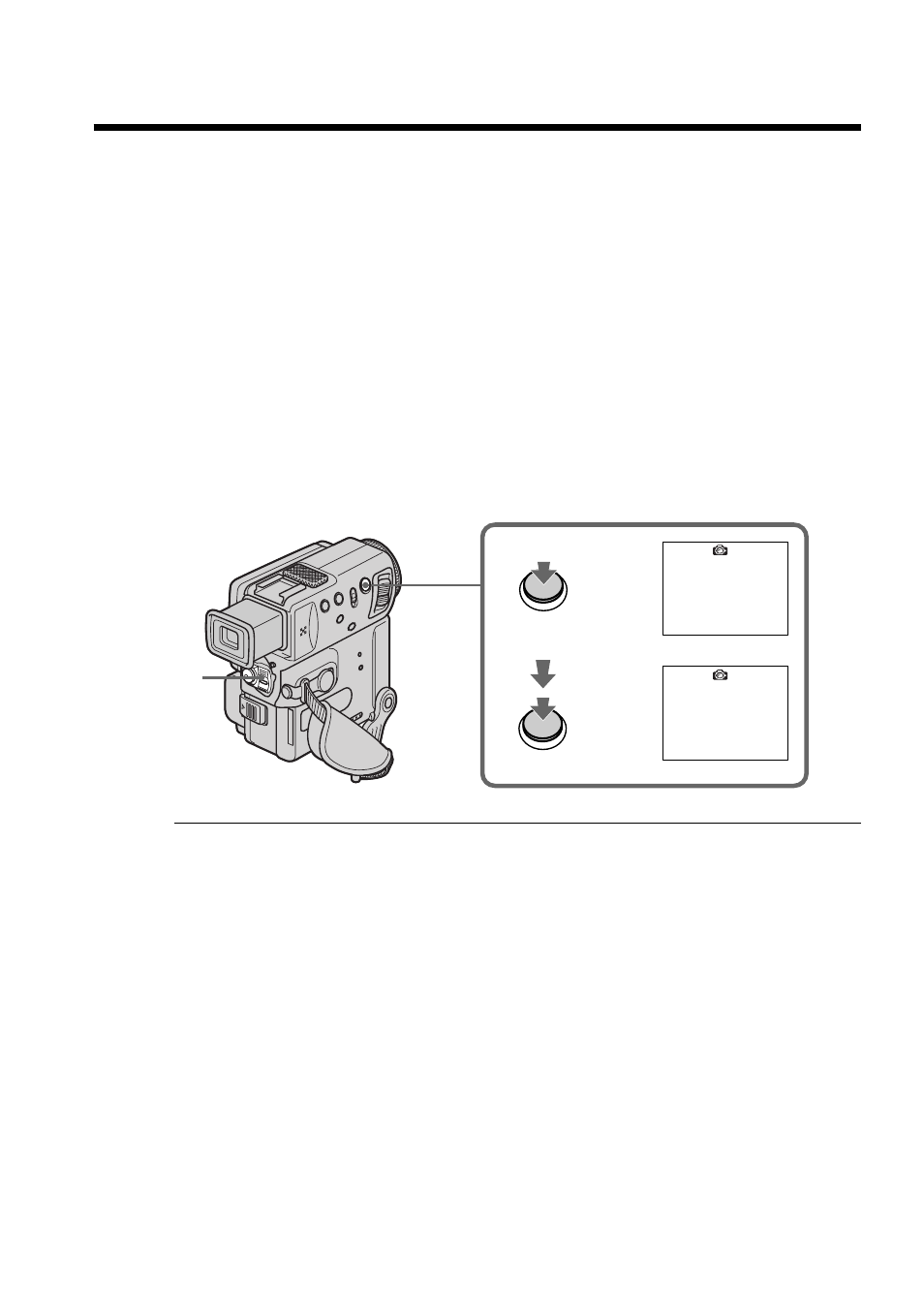 Advanced recording operations, Recording a still image on a tape, Tape photo recording | Sony DCR-PC5 User Manual | Page 32 / 156