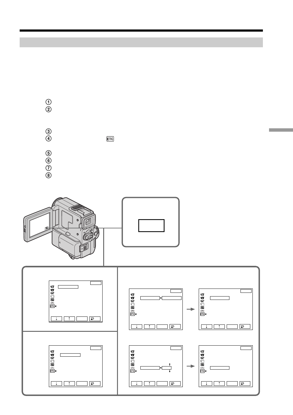 1) setting the ir setup code | Sony DCR-PC5 User Manual | Page 61 / 156