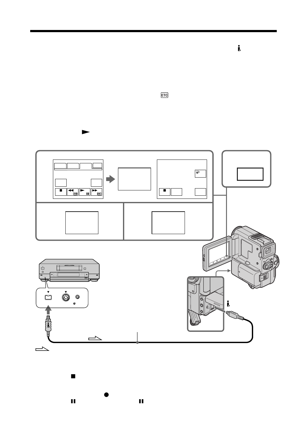 Rec ctrl, Rec pause rec start | Sony DCR-PC5 User Manual | Page 74 / 156