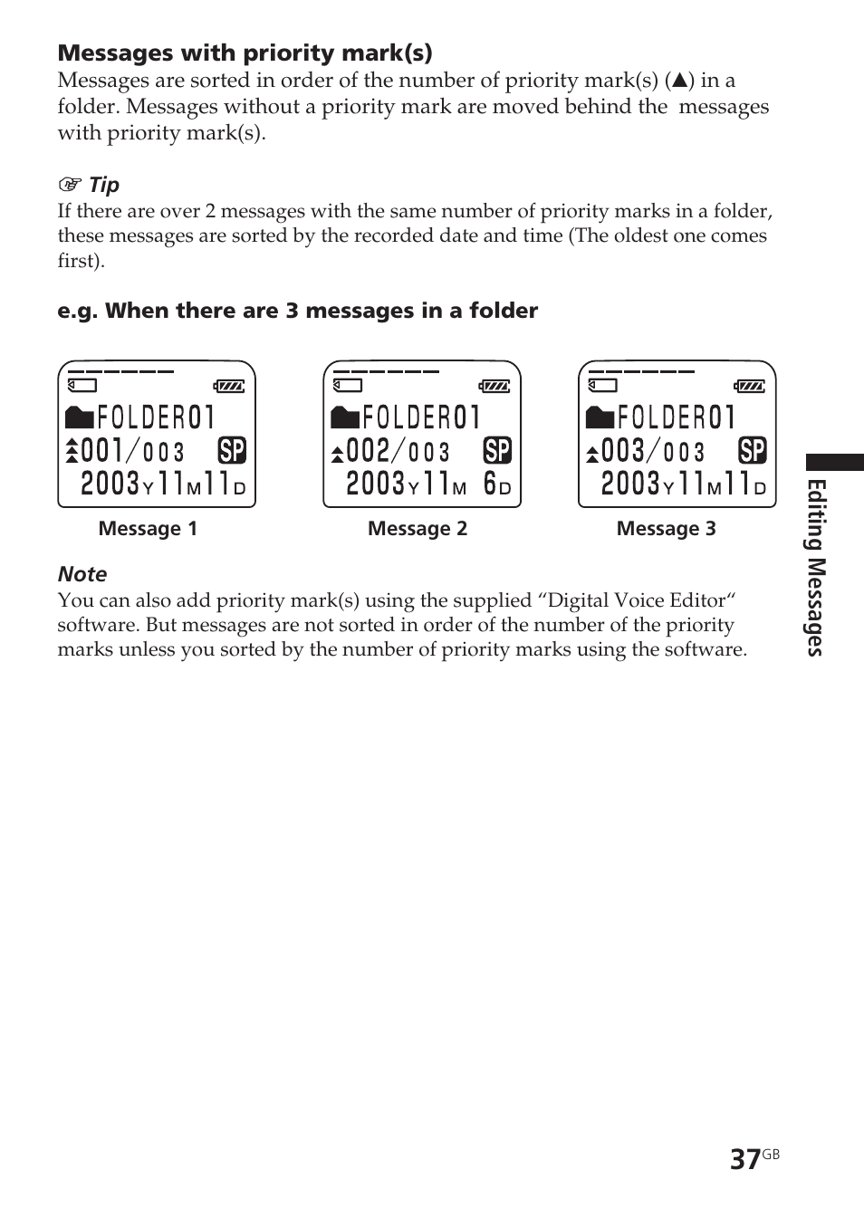 Sony ICD-BM1VTP2 User Manual | Page 37 / 68