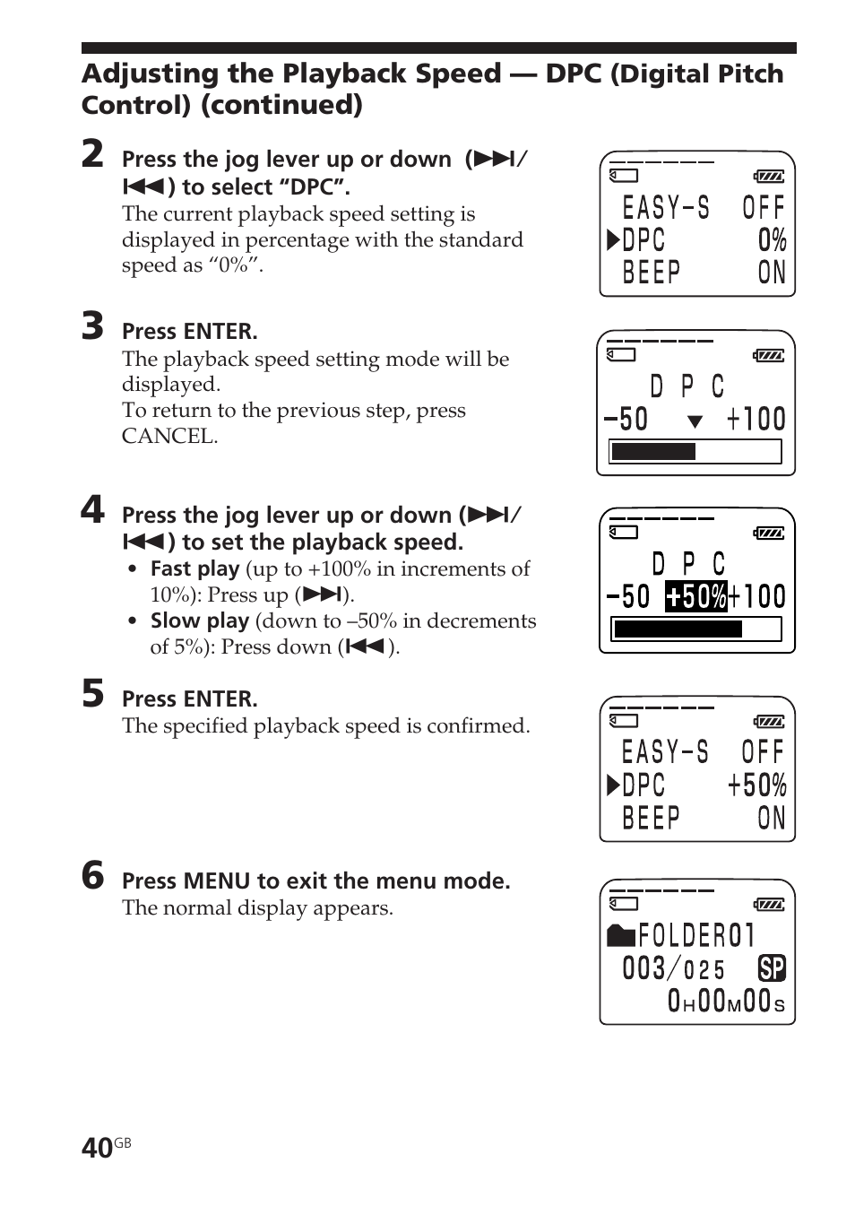 Sony ICD-BM1VTP2 User Manual | Page 40 / 68