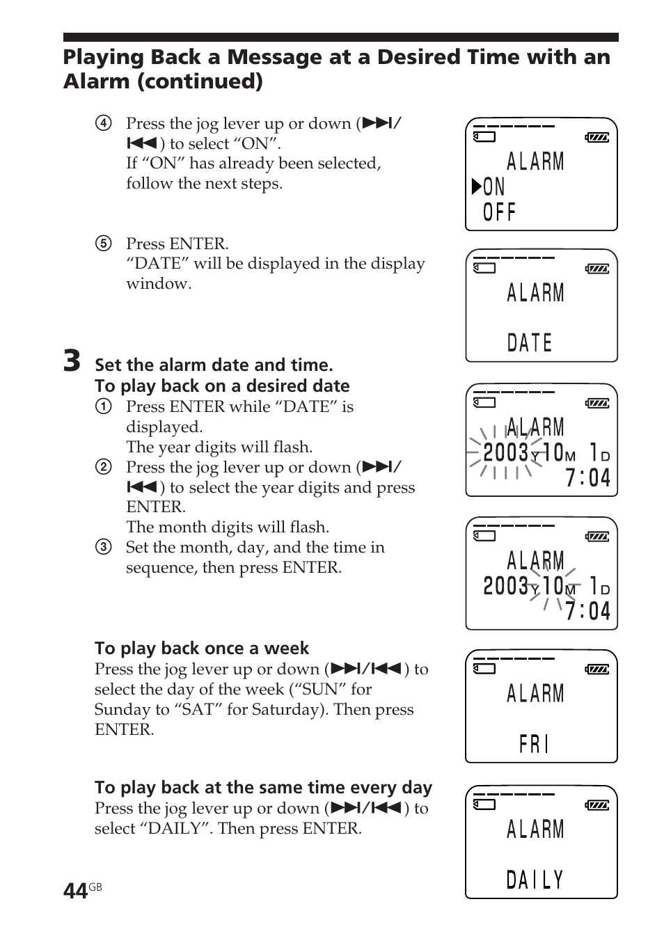 Sony ICD-BM1VTP2 User Manual | Page 44 / 68