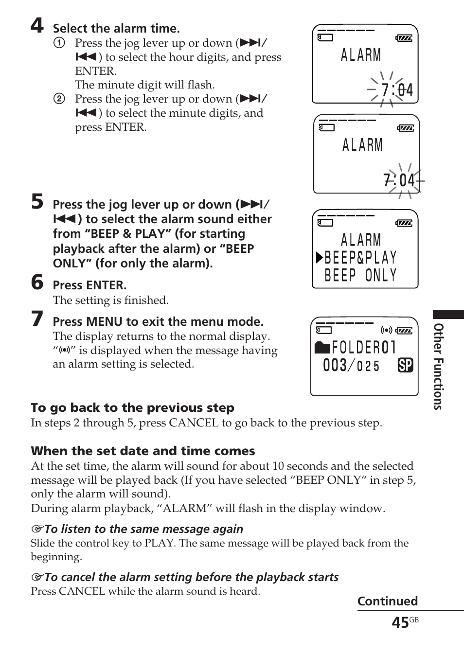 Sony ICD-BM1VTP2 User Manual | Page 45 / 68